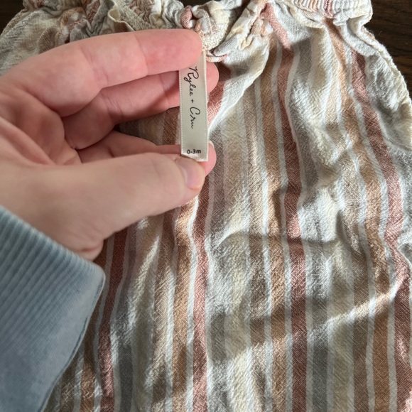 Rylee and Cru Striped Tie jumpsuit - Picture 2 of 4